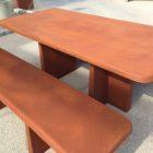 Table pique nique béton Buseu en béton avec ciment blanc ou gris Green Seal - 1900 x 1927 x 720 cm_4