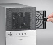 Châssis de bureau/mural pour carte mère ATX/MicroATX - 2 baies 3,5