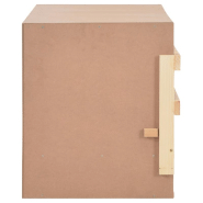 Vidaxl pondoir 4 compartiments 106x40x45 cm bois de pin massif 170658_4