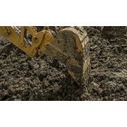 Godet d'excavation à usage normal avec lame de nivellement - caterpillar finance france - 1 200 mm (47 in) - capacité 1.29 m³_4