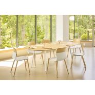 Chaise empilable KLIK - originale et élégante avec options pieds métal ou bois, 6 coloris disponibles, fabrication française_4