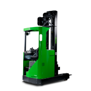 Chariot à mât rétractable R200 pour la manutention de charges à très grande hauteur en Isère et Rhône   -  disponible en achat neuf et en location de courte à longue durée_4