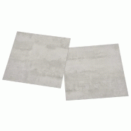 Vidaxl planches de plancher autoadhésives 55 pcs pvc 5,11m² gris clair 324651_4