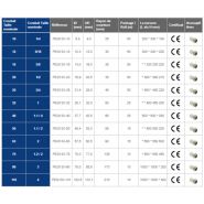 PEG13X Series - Flexible métallique Kaiflex - Acier galvanisé Square-serrure - Conduit certifié CE et RoHS_4