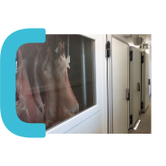 Porte de chambre froide sur-mesure, économique, adaptée aux besoins usuels des petits projets - XPRESS - COLDKIT PORTISO_4