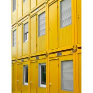 Construction modulaire avec menuiserie en aluminium