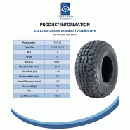 23x11.00-10 Quad ATV Wheel Kawasaki Mule Wanda P3077 Utility 4ply tubeless 755kg_4