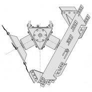 Cureuses de fossés et rigoleuses monoroue et mono-biroue mobiles - Dondi - vitesse 0.8 à 1.2 km/h - excavation en différentes positions_4