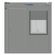 Bâtiment modulaire mixte - Bureau / sanitaire 12,5 m²_4