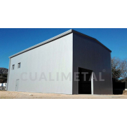 Entrepôt modulaire gamme Ecorapid - structure métallique préfabriquée pour chantiers, dépôts ou centres de production - Cualimetal_4