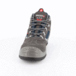 Chaussures de sécurité hautes en cuir croûte velours S1P SRC - coloris gris et bleu - normes EN ISO 20344 et EN ISO 20345_4