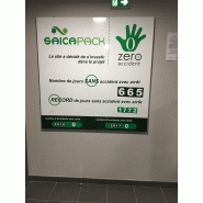 Panneau d'affichage des consignes de sécurité pour intérieur et extérieur
