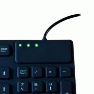 MCL ACK-729/N clavier Universel USB + PS/2 AZERTY Français Noir_4