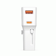 ROLINE Chargeur de voyage USB avec prise UK/US/Euro, 2 ports, 1x QC3.0 A + 1x C (PD), 25W_4