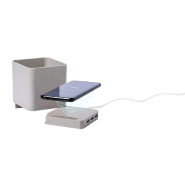 Pot à crayons multifonctions - plastique écologique - support téléphone - chargeur sans fil - hub USB 3 ports_4