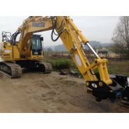 Coupleur hydraulique fabriqué en Irlande pour pelles