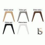 Table de réunion triangulaire Rail avec cuir- Bralco - Non, Chêne noir_4