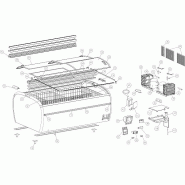 Réfrigérateur / congélateur de supermarché noir 1255 L - Noir | Tefcold - TWIN220B-CF_4
