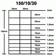Vidaxl clôture de jardin acier galvanisé 50x1,5 m argenté 149488_4