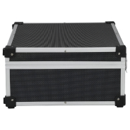 Vidaxl valise à outils 46 x 33 x 16 cm noir aluminium 91847_4