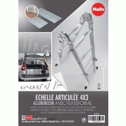 Échelle transformable articulée aluminium HAILO - 12 échelons, hauteur 3.65 m_4