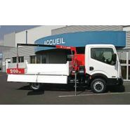 Grue de 2 rallonges hydrauliques pour applications diversifiées