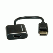 Roline adaptateur displayport - hdmi, 4k@60hz, dp v1.4, dp m-hdmi f_4
