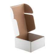 Boîte postale personnalisée en carton ondulé - carrée, imprimée en couleur avec bande auto-scellante_4