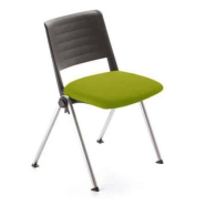 Chaise empilable de bureau - SMASH XTREME - vendue par 4 - neuf - piètement en acier - système d'accrochage_4