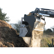 Godet balayeur industriel Emily Clean - ramassage de tout type de déchets - adaptable et équipé de balai polypropylène_4