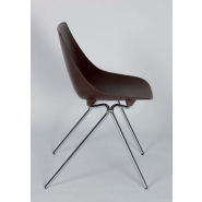 Lot de 2 Chaises Over empilables et accrochables - Référence 8497 CP A - Structure acier chromé et assise polypropylène en 8 coloris_4