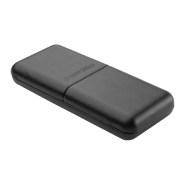 Parure stylo à bille en métal - Parties chromées brillantes - Boîte cadeau PU - Marque André Philippe_4