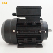 Moteur électrique 220v 3 kW 1500 tr/min - Double condensateur Cemer ML - Bride B34 - IP55 - Aluminium_4