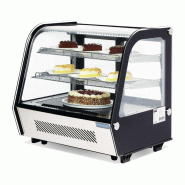 Vitrine de comptoir réfrigérée économe en énergie Série G noire 120L - Polar - GP292_4