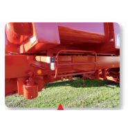 Remorque 18 tonnes Delaplace avec volume optimisé grâce aux rehausses