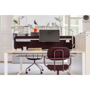 Ogi Q - Bureau open space Mahora - Plateau mélaminé - Dimensions et options variées_4