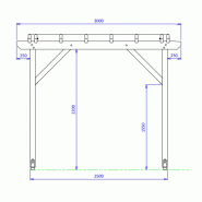 Pergola Kastel bois_4