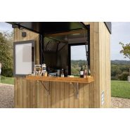 Petit kiosque de 5m2 idéal pour burgers, pizzas ou glaces