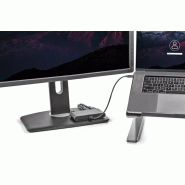 Mini Station d'Accueil Thunderbolt 3 - Dock Portable pour Deux àÉcrans avec DP 4K 60Hz, 1x hub USB-A_4
