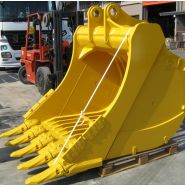 Wgs066-100 - Godets squelettes et claire-voie TreviBenne - 1000 mm - lame Hardox 400 avec dents à pénétration_4