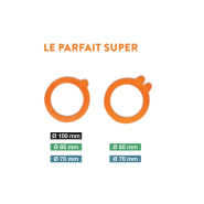 Lot de 6 bocaux Terrine Le Parfait Super 200 g - Ø 70 mm - Fermeture inox avec joint inclus - WL000027_4