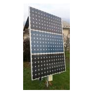 Tracker solaire 1 axe avec logiciel de réglage des paramètres