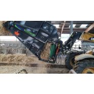 Pailleuse de logette adaptée aux chariots télescopiques