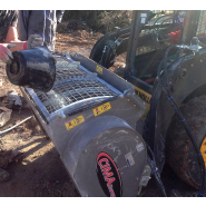 Malaxeur à béton avec goulotte de vidange 2m