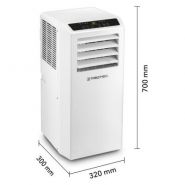 PAC 2610 S - Climatiseur monobloc Trotec 2,6 kW - pour pièces jusqu'à 34 m²/85 m³ - Classe énergétique A_4