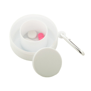 Gobelet pliable publicitaire - plastique PP recyclé - 220 ml avec pilulier et mousqueton_4