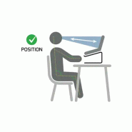 DLH Support pour ordinateur portable de 10 à  17