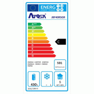 Armoire emboutie positive 1 porte GN2/1 AISI430 ICE40RSGR Atosa_4