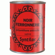 Peinture ferronnerie extérieur SYNTILOR - Noir - Mat - 0.25 l - Direct sur rouille - RAL 9004_4