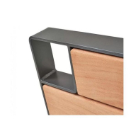 Appui vélos tout acier - Kub 306496 - Hauteur 750 mm, Largeur 80 mm, Longueur 750 mm_4